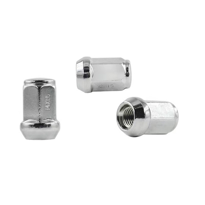M14 Automotive Fastener Fine Thread Alloy Steel Nickel Plated Wheel Lug Nuts