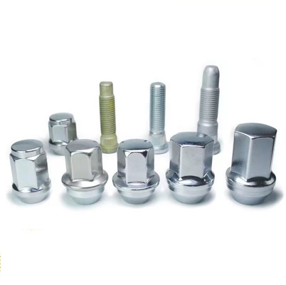 M14 Automotive Fastener Fine Thread Alloy Steel Nickel Plated Wheel Lug Nuts