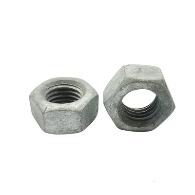 Carbon Steel Solar Panel Fasteners Gr.8 HDG Hexagon Nut Iso 4032 M8M10M12