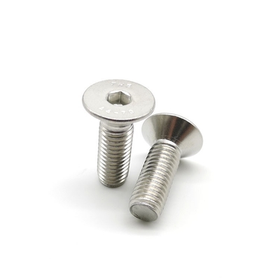 316 Stainless Steel Screws Nuts Bolts DIN7991 Hexagon Socket Countersunk Head Cap Screws M16 M10 M8 M4