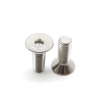 316 Stainless Steel Screws Nuts Bolts DIN7991 Hexagon Socket Countersunk Head Cap Screws M16 M10 M8 M4