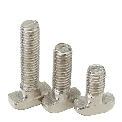 M8 Solar Panel Fasteners A2 70 304 Stainless Steel T Head Bolts
