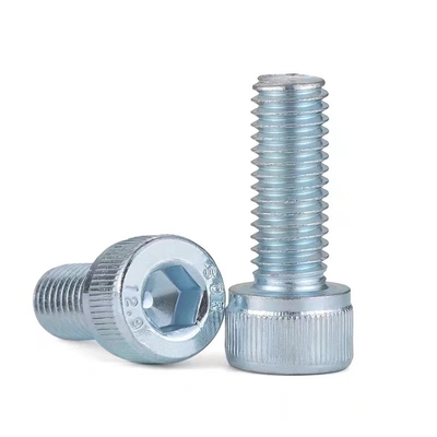 Fully Threaded Socket Head Cap Screws Zinc Plated Class 12.9 Alloy Steel