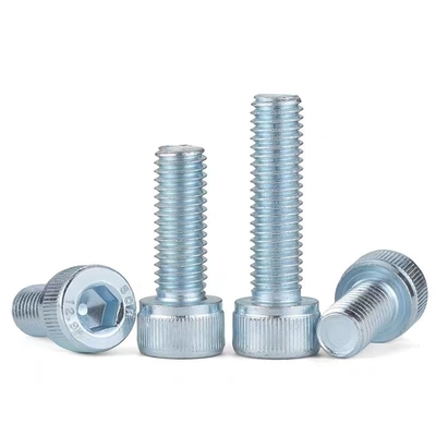 Fully Threaded Socket Head Cap Screws Zinc Plated Class 12.9 Alloy Steel