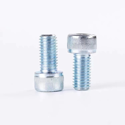Fully Threaded Socket Head Cap Screws Zinc Plated Class 12.9 Alloy Steel