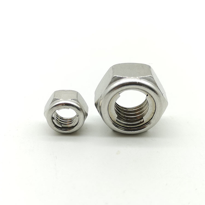 GB 6184 Stainless Steel Metric Nuts Spring Stop Metal Insert Lock Nuts