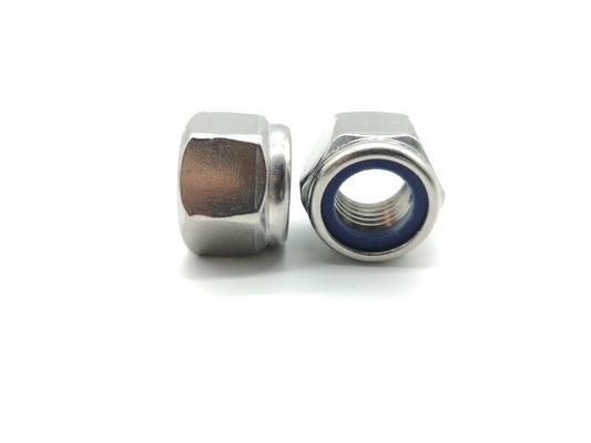 ISO7040 Self Locking Nut With Nylon Insert Stainless Steel 304 Prevailing Torque Nuts