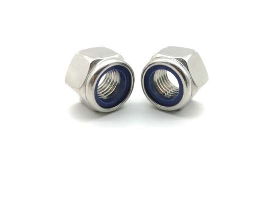 ISO7040 Self Locking Nut With Nylon Insert Stainless Steel 304 Prevailing Torque Nuts