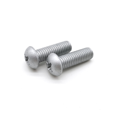 Zinc Aluminium Flake Coating Cross Recessed Pan Head Screw GB818 ISO7045
