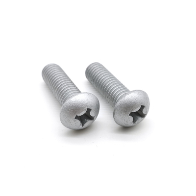 Zinc Aluminium Flake Coating Cross Recessed Pan Head Screw GB818 ISO7045