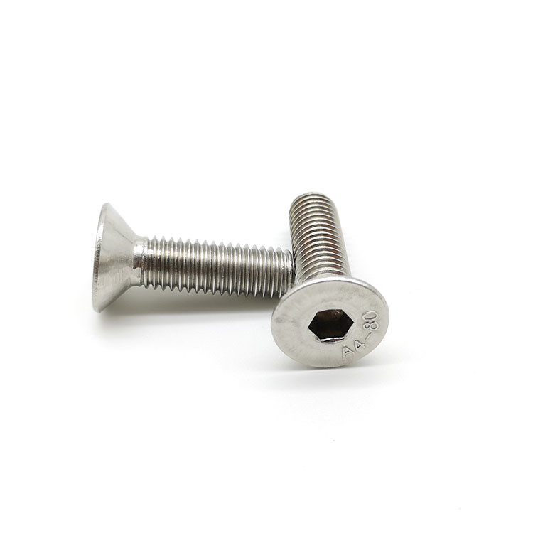 A4.80 DIN 7991 Hexagon Socket Countersunk Head Screws Hex Flat Head Cap ...