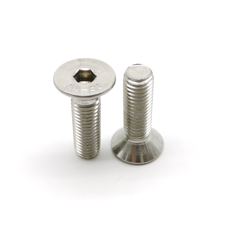 A4.80 DIN 7991 Hexagon Socket Countersunk Head Screws Hex Flat Head Cap ...
