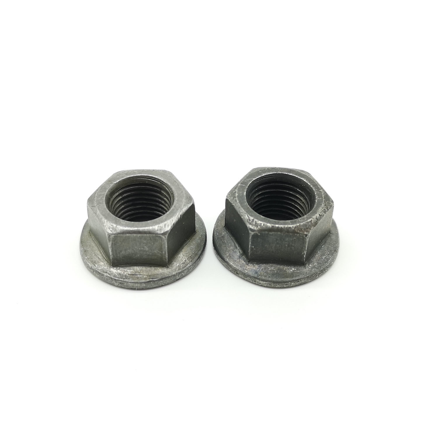 ISO 4161 Self Color Hex Flange Nut M10 Coarse Full Thread C45