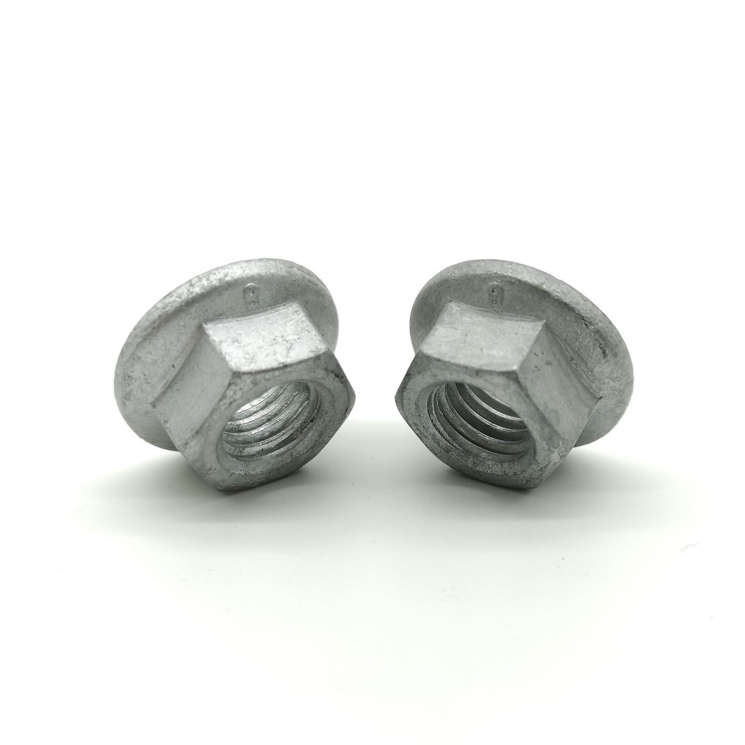 thumbnail image 2 of 800pc 1/4-28 Serrated Flange Hex Lock Nuts – Zinc Plated Steel, Lexar Industrial 2 of 5