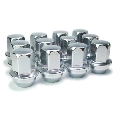 M14 Automotive Fastener Fine Thread Alloy Steel Nickel Plated Wheel Lug Nuts