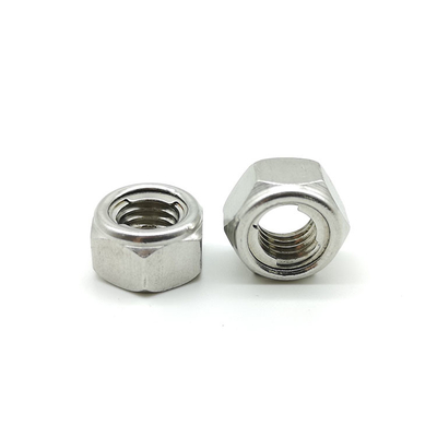 GB 6184 Stainless Steel Metric Nuts Spring Stop Metal Insert Lock Nuts